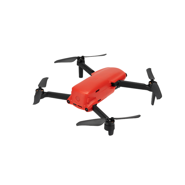 вид сбоку на Autel Evo Nano+ красного цвета