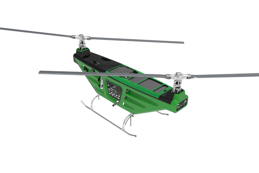 вертолет беспилотник HW600-H  два винта