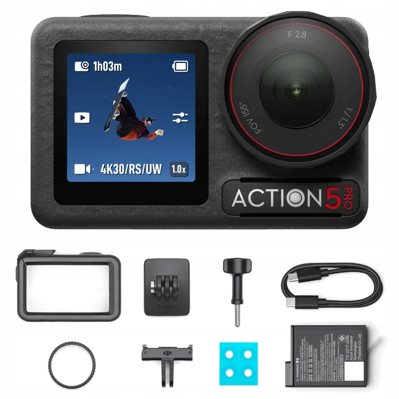 комплектация Osmo action 5 Pro